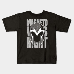 Magneto Was Right Artwork Kids T-Shirt